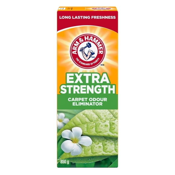 Arm & Hammer Carpet Odour Eliminator, Extra Strength, Vacuum Booster for Dirt and Pet Hair, 850g