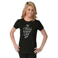 thumbnail image 4 of Be Strong Never Give Up Inspirational Womens Slim Fit Graphic Tee Brisco Brands S, 4 of 5