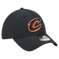 thumbnail image 3 of Men's New Era Black Cleveland Cavaliers Night 39THIRTY Flex Hat, 3 of 5