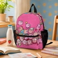 thumbnail image 6 of Kirby's 30th Anniversary Backpack Daypack School Bag Lightweight Bookbag Shoulders Satchel Adjustable Rucksack Travel Bag 13in, 6 of 8