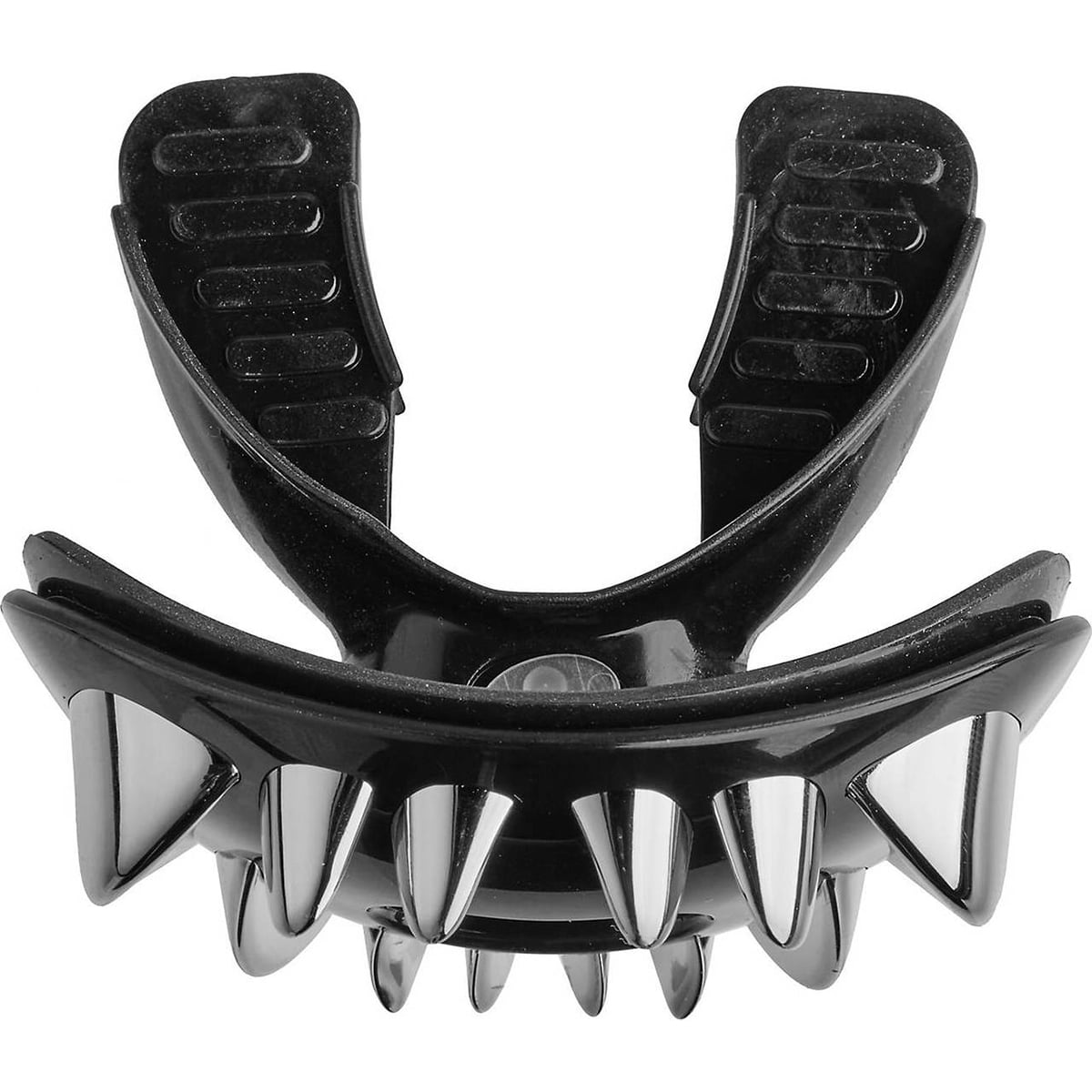 Battle Sports 3D Predator Oxygen Lip Protector Mouthguard - Black/Silver