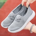 thumbnail image 7 of Domzle Slip On Sneakers Comfortable All-Day Wear, Hands Free Convenience, Womens Walking Shoes with Arch Support, Wide Toe Box Available Gray, 7 of 7