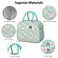 thumbnail image 4 of Obrewu Pioneer Flower Lunch Bag for Adult, Insulated, Leakproof, Oxford Cloth, 4 of 7
