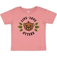 thumbnail image 3 of Inktastic Live Love Otters Boys or Girls Baby T-Shirt, 3 of 5