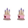 thumbnail image 2 of Transemion Aquarium Polyresin Castle Cave Ornament Fish Tank Decoration Accessories 2Set, 2 of 6