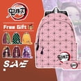 thumbnail image 2 of Mochilas Escolares Mochila Demon Slayer Nezuko Tanjiro Inosuke Mochilas Anime Niños Hombres Infantil, 2 of 4