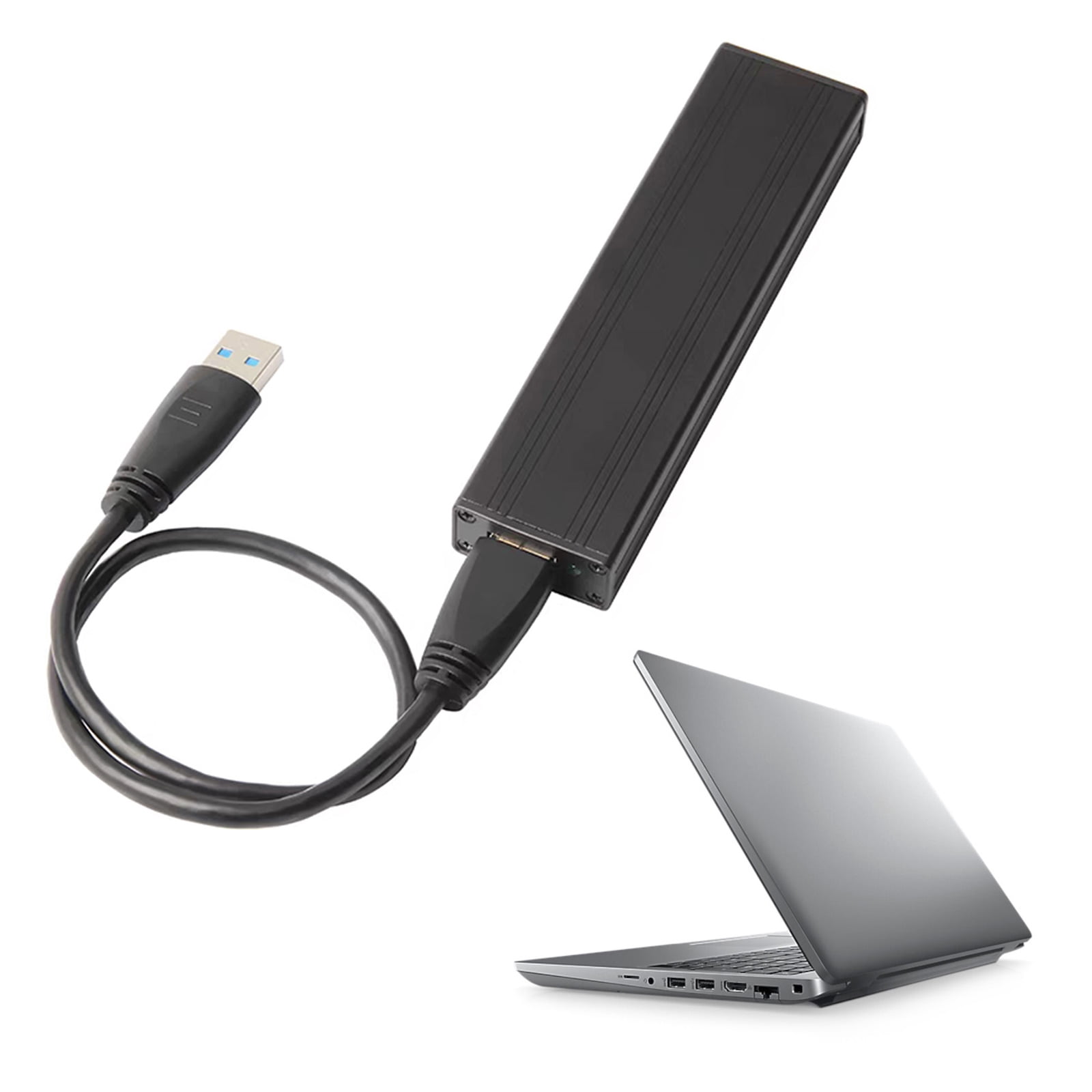 COOLHOOD USB3.0 to 6Pin+12Pin SSD Hard Disk Drive Enclosure Case for 2010 2011 Book Air A1370 A1369 USB3.0 To 6+12Pin