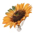 thumbnail image 3 of Abrazadera para cortina con diseño de girasol, sin taladro, con diseño de flores, para sujetar cortinas, accesorio para cortinas, 3 of 7