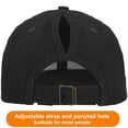 thumbnail image 4 of pitrice Women's Ponytail Baseball Cap Washable Hat Sun Protection Girls Cap Baseball Cap, 4 of 6