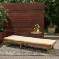 thumbnail image 2 of Yvette Outdoor Acacia Wood Chaise Lounge and Cushion Set, 2 of 14