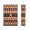 Geometric Bohemia Africa, variant on Haosy 2 Pack Magnetic Golf Towel Absorbent Microfiber Waffle Pattern Carabiner Clip Golf Towel 16" x 24", Ship on Sea and Shell