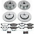 thumbnail image 3 of PowerStop Front and Rear Z36 Truck & Tow Carbon-Fiber Ceramic Brake Pad and Drilled and Slotted Rotor Kit Fits: DODGE JEEP Select Models K5952-36, 3 of 9