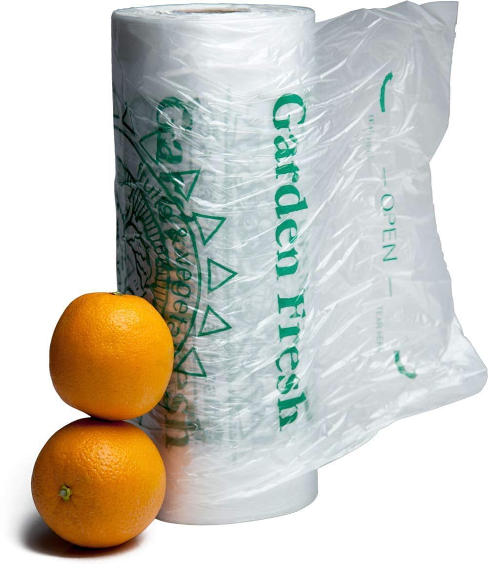 Pack of 3200 Produce Bags Clear 11 x 17. Ultra Thin Polyethylene Bags