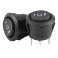 thumbnail image 1 of 2 x AC 6A/250V 10A/125V 3 Pin SPDT ON/OFF/ON 3 Position Round Boat Rocker Switch, 1 of 5