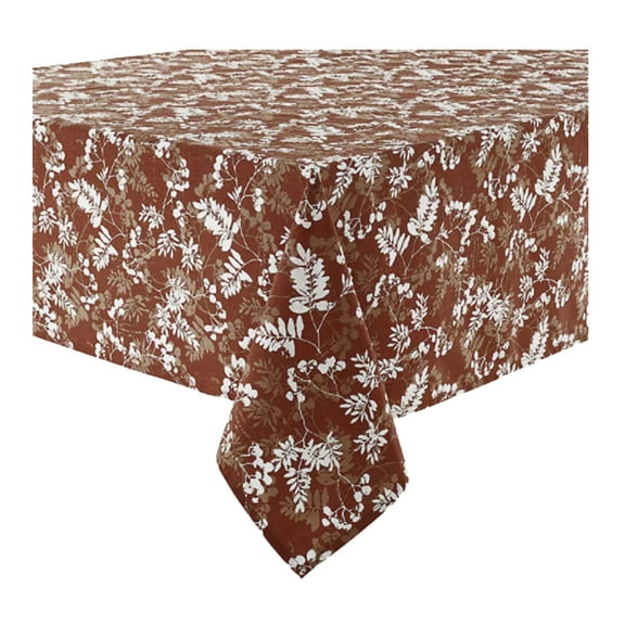 Liberty Autumn Foliage Tablecloth Leaves Multi-Color Fall Fabric (52 x 70 Rectangle)