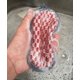 thumbnail image 4 of Esponjas multiusos para fregar cocina, microfibra de doble efecto que no raya, limpieza sin esfuerzo de platos, ollas, sartenes, paquete de 6 (rojo), 4 of 5