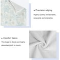 thumbnail image 4 of Dreamtimes 3 PCS Towel Beautiful Snowflakes Cotton Bath Towel Set (1 Bath Towel, 1 Hand Towel, 1 Washcloth) for Bathroom, Super Soft and Quick Dry Towels, 4 of 7