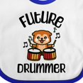 thumbnail image 4 of Inktastic Drumline Band Future Drummer Boys or Girls Baby Bib, 4 of 4