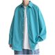 thumbnail image 2 of pstuiky camisas de manga larga para hombre, Camisa informal de moda para hombre, con botones, solapa y mangas, transpirable Tops casuales para hombres xxxxxl, 2 of 4