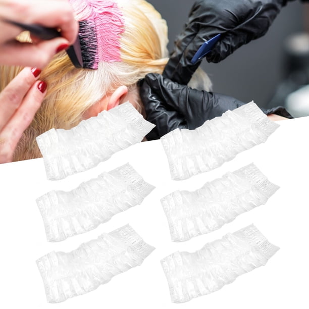 Cubierta protectora para los oídos tapones desechables multiusos para los oídos 100 unidades transparente fácil de transportar cómodo elástico para teñir el cabello ANGGREK Otros