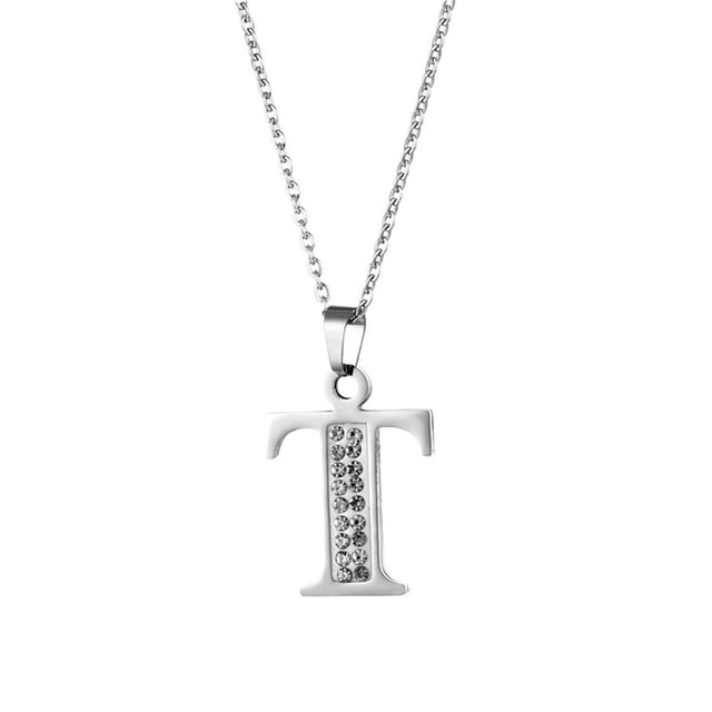 26 Letters Necklace Diamond Fashion Accessories Gifts For Lovers Girlfriend
