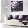 thumbnail image 3 of Designart Purple Flower Shaped Fractal Art - Abstract Throw Pillow - 18x18, 3 of 5