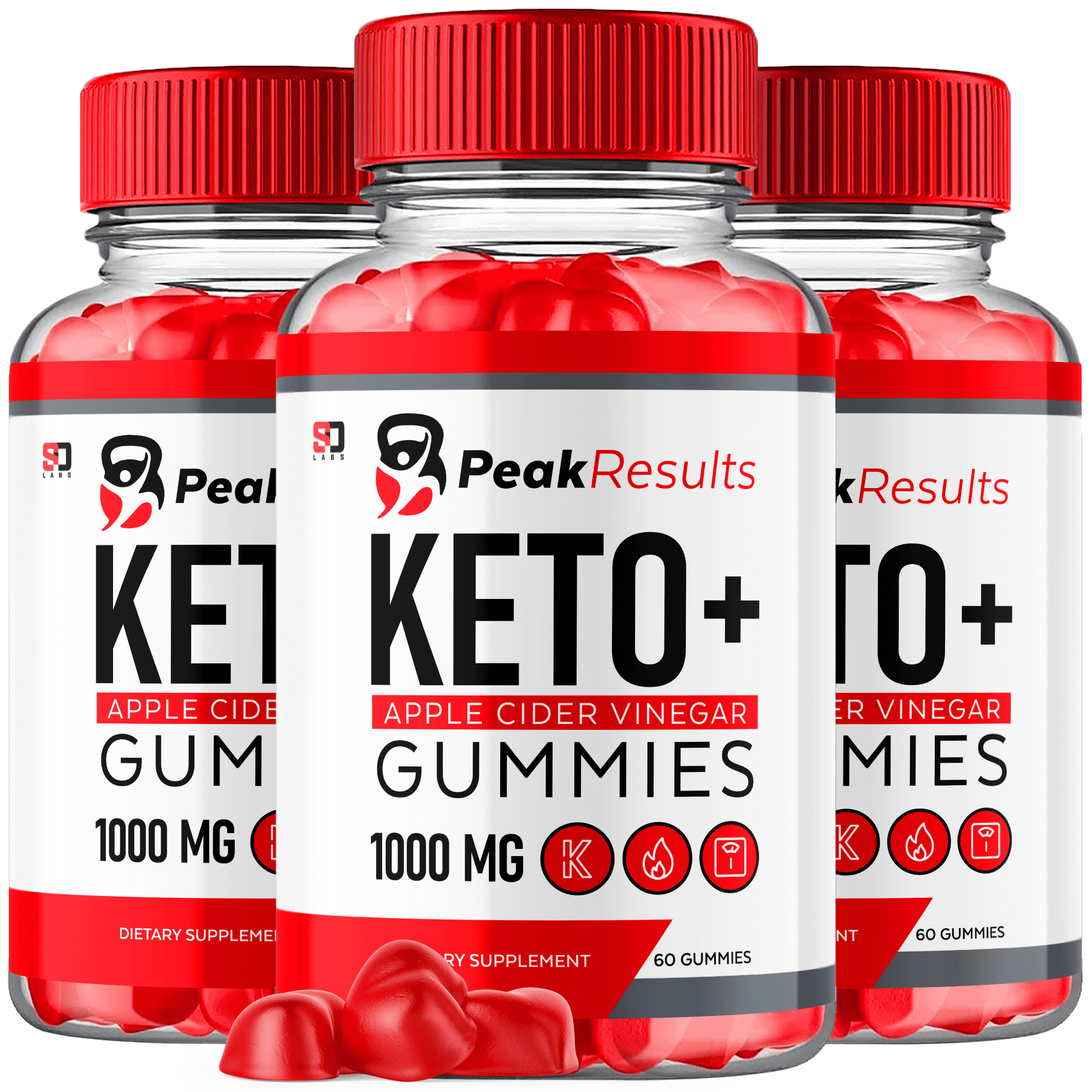 Peak Results Keto ACV Gummies Maximum Strength Weight Management Supplement 180 Gummies