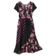 thumbnail image 4 of Woman Within Plus Size Petite Mixed Print Maxi Dress, 4 of 4