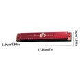 thumbnail image 2 of BLEEUS 24 Holes Portable Harmonica C Key Standard Harmonica Party Favors (Red) Musical Instruments Supplies (Red), 2 of 9