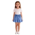 thumbnail image 4 of MEZZALL Child Shorts Cute Girls Blue Solid Color Denim Shorts For Everyday Soft Stretch Jeans Shorts For Girls With Comfortable Fit And Stitching Fashionable Summer Bottoms, 4 of 6