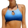 thumbnail image 3 of Charmo Womens Bikini Set Gradient Color Halter Swimsuit Swimwear Beachwear, 3 of 6