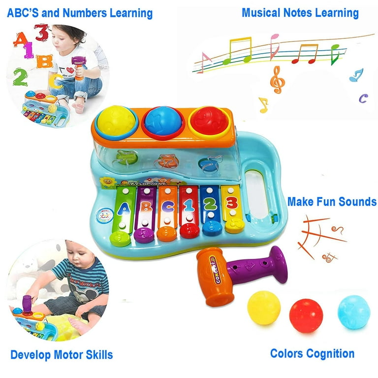 Hammer Xylophone For Year Old HOLA Hammering Pounding Year Old