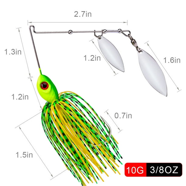 SPINNERBAIT BASS FISHING GOLF COURSE PONDS