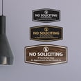 thumbnail image 3 of Fancy No Soliciting If You Do Not Have An Appointment Do Not Disturb Us Sign (Black) - Small, 3 of 5