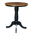 thumbnail image 2 of International Concepts Table Ronde 30 Pouces en Noir et Cerisier Doux, 2 of 4