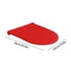 thumbnail image 3 of Funda de tapa de inodoro elástica y lavable, para todo tipo de asientos de inodoro, tela de poliéster suave y elástica, resistente a las manchas., 3 of 6