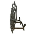 thumbnail image 5 of Zeckos Cast Iron Spider Web XL Hose Holder, Bronze, Outdoor Wall Mount, 5 of 9