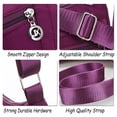 thumbnail image 5 of Nausy Women Shoulder Handbag Roomy Multiple Pockets Bag Ladies Crossbody Purse Fashion Tote Top Handle Satchel, 5 of 6