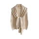 thumbnail image 1 of wonima44 Women's Oversized Shawl Wrap Knotted Scarf Warm Lightweight Stole Long Cardigan Fall Winter Fake Collar Shoulder Tops, 1 of 1