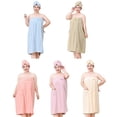 thumbnail image 5 of EIGTHTAIL Bath Towel Wrap Women Plus Size - Adjustable Soft Microfiber Shower After Body Wraps with Hair Drying Towel Absorbent & Quick Drying for Gym Shower  Beach  Spa  Sauna, 5 of 5