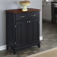 thumbnail image 2 of Homestyles Buffet de Buffets Buffet en Bois en Noir, 2 of 20