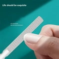 thumbnail image 3 of Maoww Nail File Professional Adults Small Sanding Strip Stainless Steel Double Sided Pedicure Rasp Tool Grinding Tools Type 1, 3 of 9
