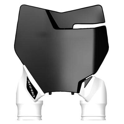 Acerbis Raptor Front Number Plate Black/White for KTM 250 XC-F 2016-2018