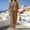 Khaki women's 2 piece short set a1, variant on Cagogo Women's 2 Piece Set Casual Summer Vacation Outfits Loose Round Neck Short Sleeve Tops Wide Leg Pants Matching Lounge Sets Tracksuits Travel Airport Clothes Boho, Khaki M
