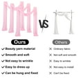 thumbnail image 3 of CSChome Wedding Arch Backdrop Curtain Wedding Arch Drape Fabric Long 3 Panels Wide Sheer Wrinkle Free Soft Wedding Party Archway Backdrop Drapery Party Supplies, 3 of 7