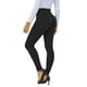 thumbnail image 2 of Pantalones de vestir Tyllmann negros para mujer, cintura superelástica, delgados, 2 of 6
