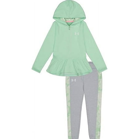 Under Armour girls Hoodie Set, Bottoms & Hoodie, Lightweight & Relaxed Fit