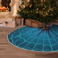 thumbnail image 5 of Rateoe Spider And Cobweb Pattern Christmas Tree Skirt with Ties , Christmas Tree Decorations, Farmhouse Christmas Decor Xmas Holiday Decorations-48", 5 of 6