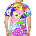 thumbnail image 6 of Unisex 3D Print My Lit-tle Pony T Shirts Graphic Design Casual Summer Short Sleeve Fashion Tees Shirt for Men Women, 6 of 8