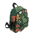 thumbnail image 2 of FORMRS School Backpack with Front Zippered Pocket 12" Student Travel Daypack, Brown Christmas Gingerbread, 2 of 6